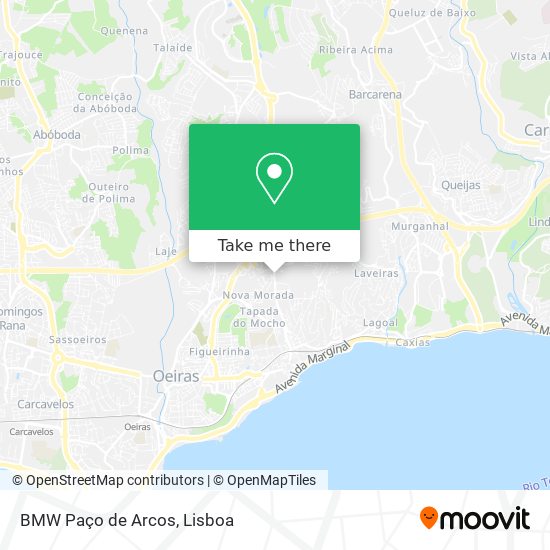 BMW Paço de Arcos map