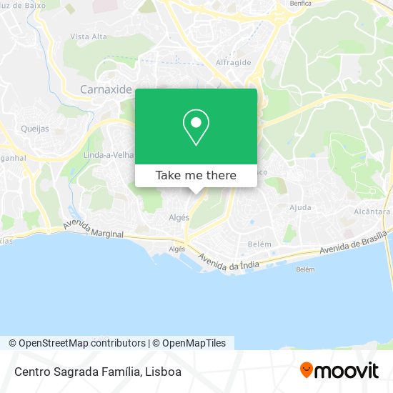 Centro Sagrada Família map