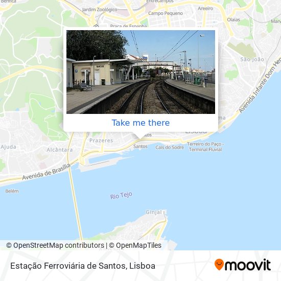 How to get to Estação Ferroviária de Santos in Lisboa by Bus, Metro, Train  or Ferry?