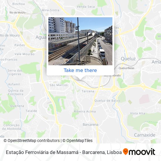 Estação Ferroviária de Massamá - Barcarena map