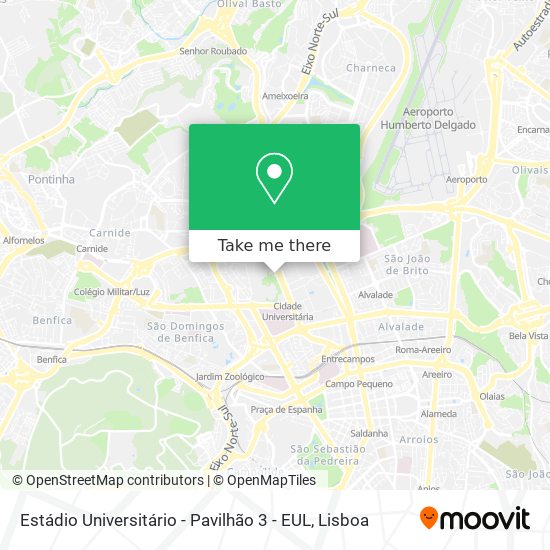 Estádio Universitário - Pavilhão 3 - EUL map