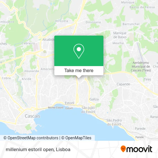 millenium estoril open map
