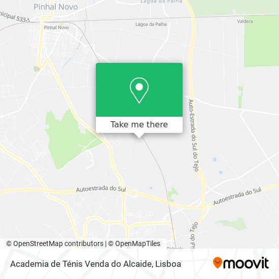 Academia de Ténis Venda do Alcaide map