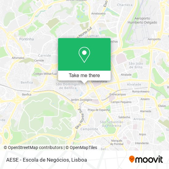 AESE - Escola de Negócios map
