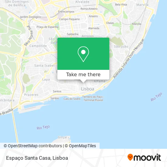 Espaço Santa Casa map