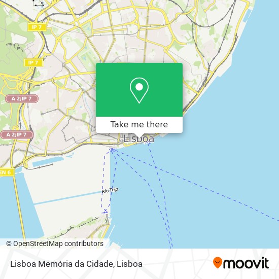 Lisboa Memória da Cidade map