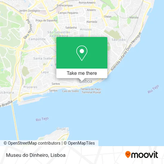 Museu do Dinheiro map