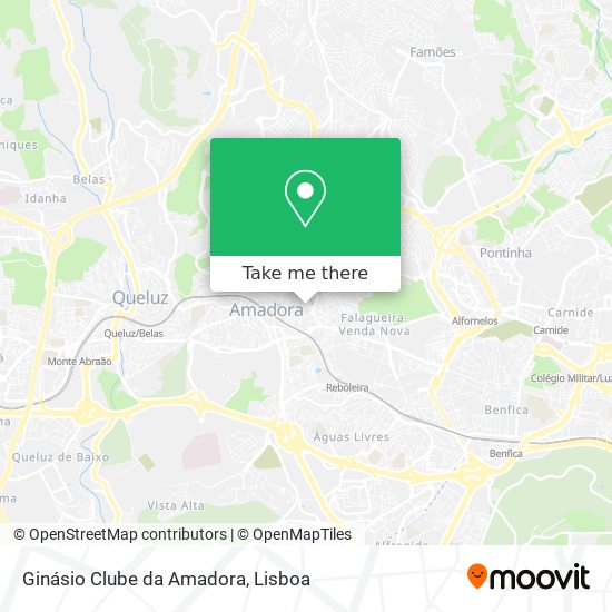Ginásio Clube da Amadora map