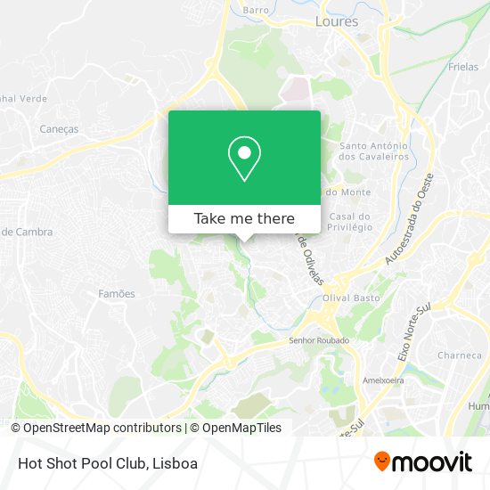 Hot Shot Pool Club mapa