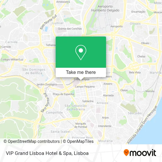 VIP Grand Lisboa Hotel & Spa map
