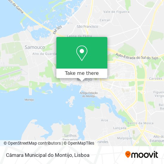 Câmara Municipal do Montijo map