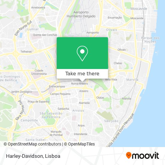 Harley-Davidson mapa