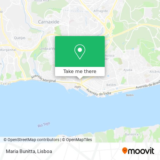 Maria Bunitta mapa