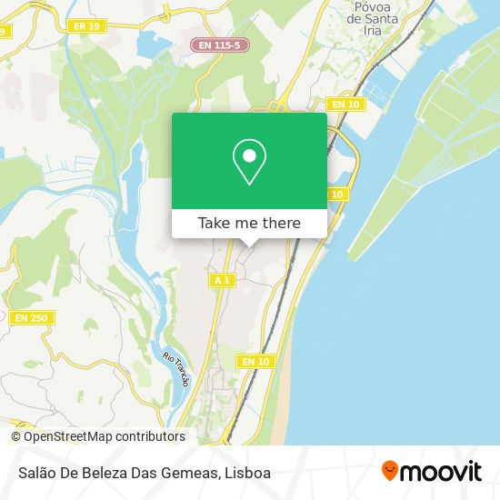 Salão De Beleza Das Gemeas map