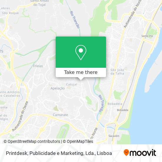 Printdesk, Publicidade e Marketing, Lda. map