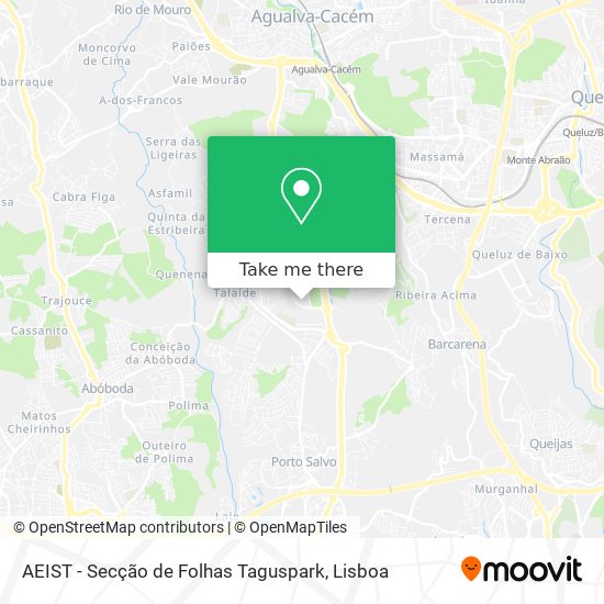 AEIST - Secção de Folhas Taguspark mapa