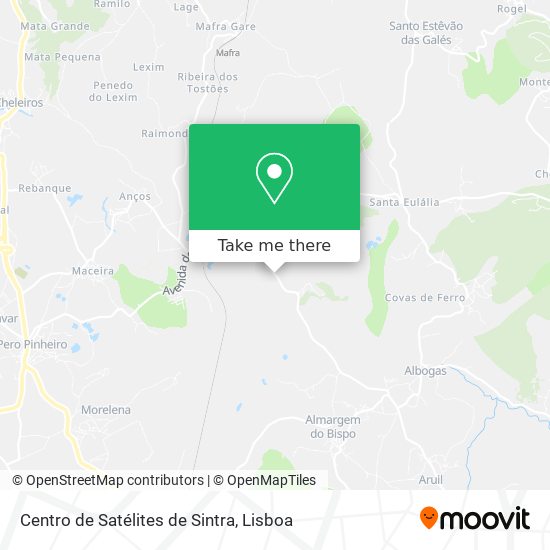 Centro de Satélites de Sintra map