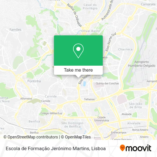 Escola de Formação Jerónimo Martins map
