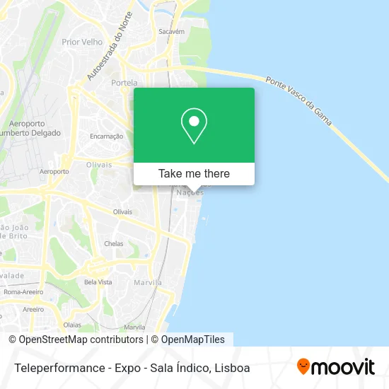 Teleperformance - Expo - Sala Índico map