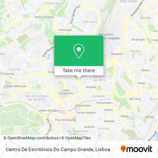 Centro De Escritórios Do Campo Grande map