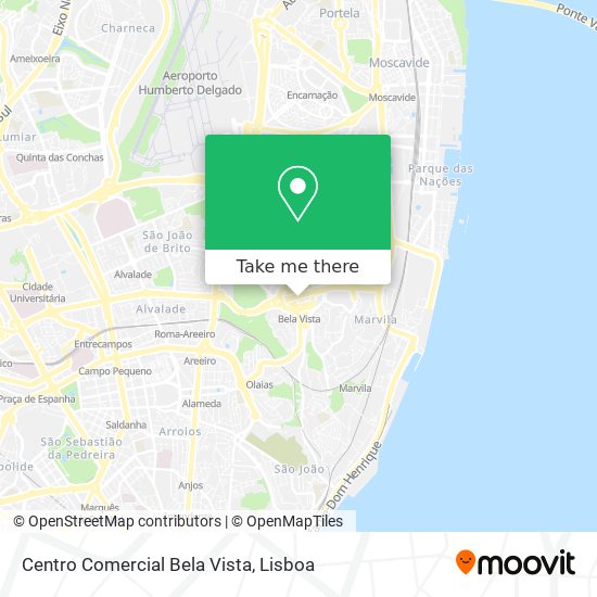 Centro Comercial Bela Vista map