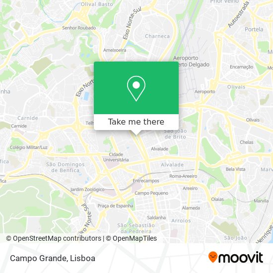 Campo Grande map