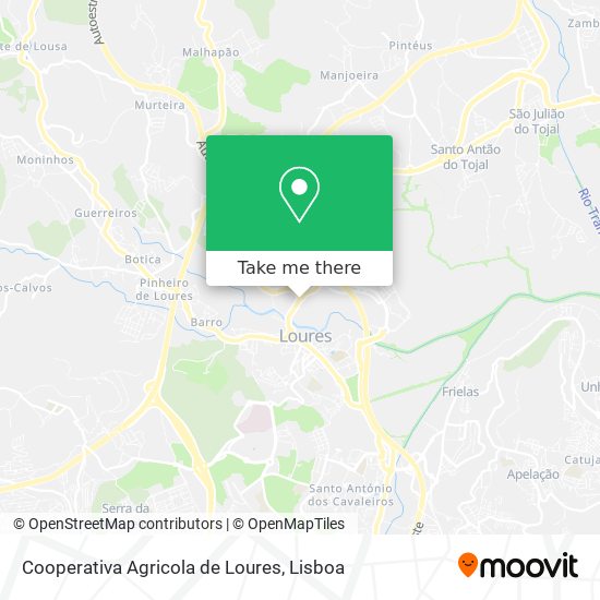 Cooperativa Agricola de Loures map