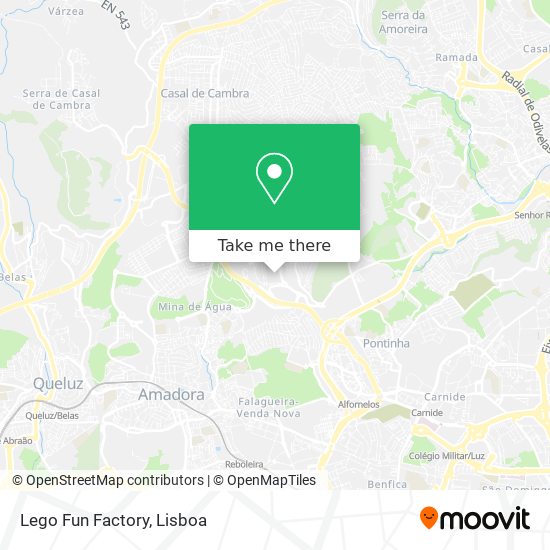 Lego Fun Factory mapa