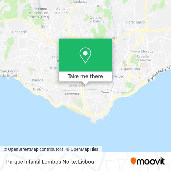Parque Infantil Lombos Norte mapa