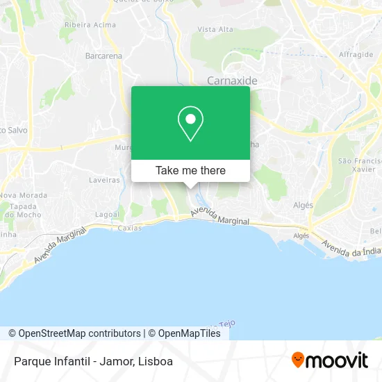 Parque Infantil - Jamor map