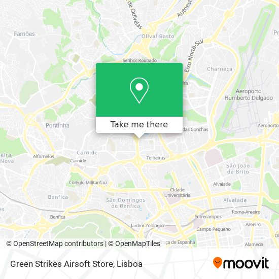 Green Strikes Airsoft Store mapa