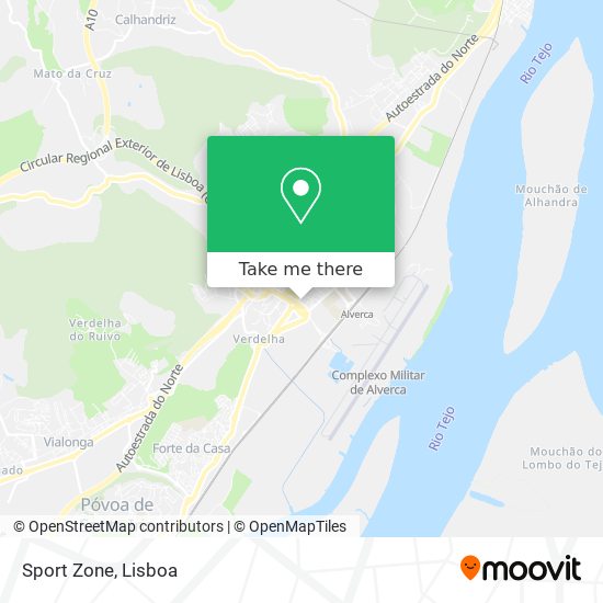 Sport Zone map