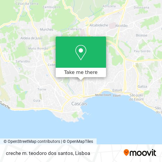 creche m. teodoro dos santos map
