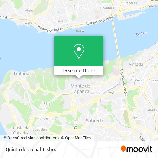 Quinta do Joinal mapa