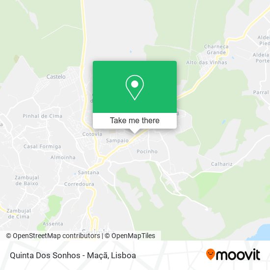 Quinta Dos Sonhos - Maçã map