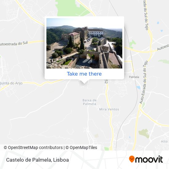 Castelo de Palmela map