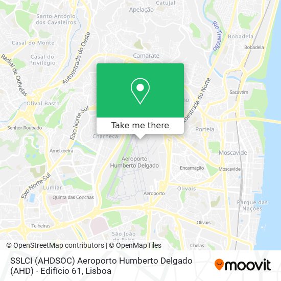 SSLCI (AHDSOC) Aeroporto Humberto Delgado (AHD) - Edifício 61 map