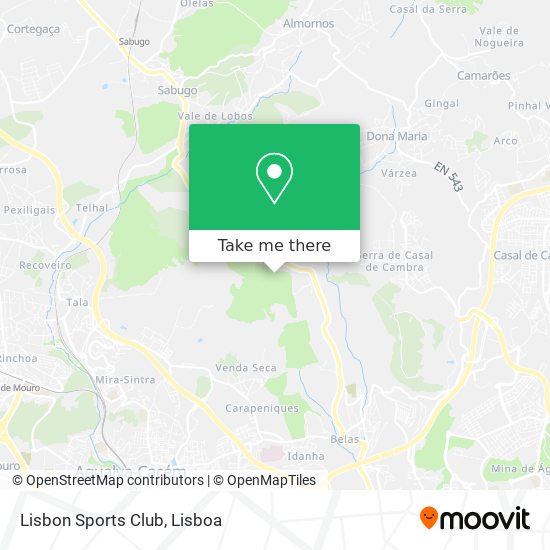 Lisbon Sports Club mapa