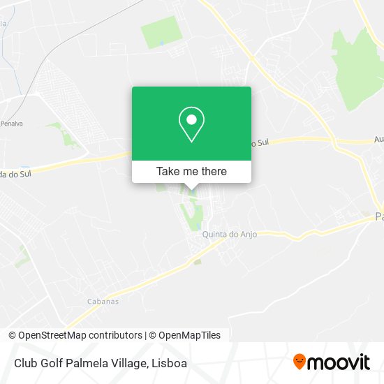 Club Golf Palmela Village map