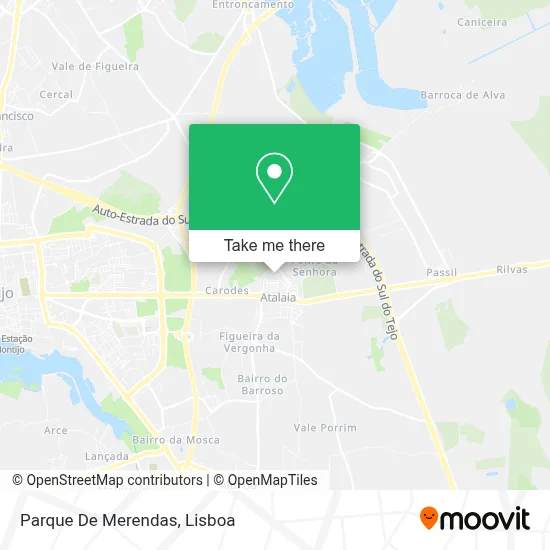 Parque De Merendas map