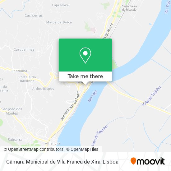 Câmara Municipal de Vila Franca de Xira map