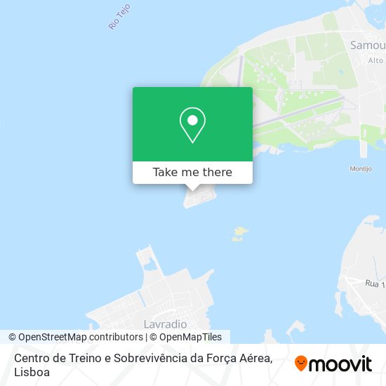 Centro de Treino e Sobrevivência da Força Aérea map