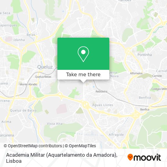 Academia Militar (Aquartelamento da Amadora) map