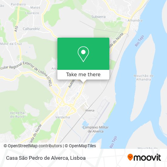 Casa São Pedro de Alverca map