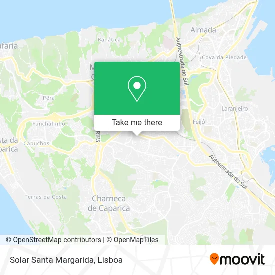 Solar Santa Margarida map