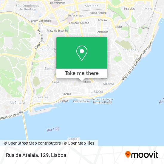 Rua de Atalaia, 129 map