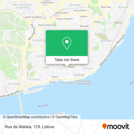 Rua de Atalaia, 129 map