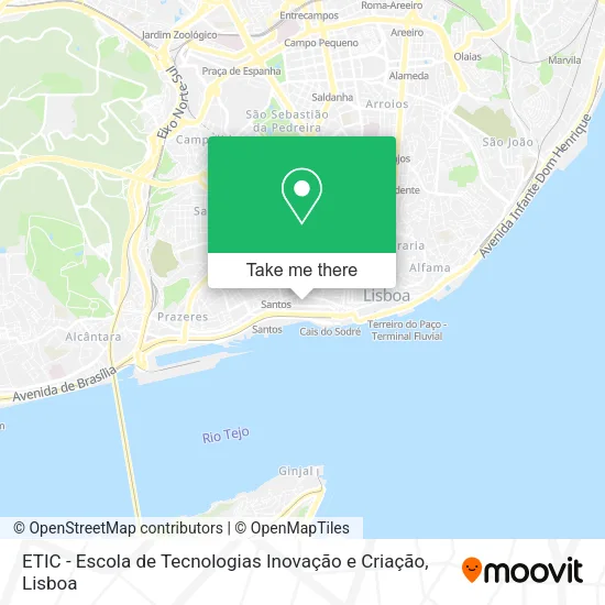 ETIC - Escola de Tecnologias Inovação e Criação map