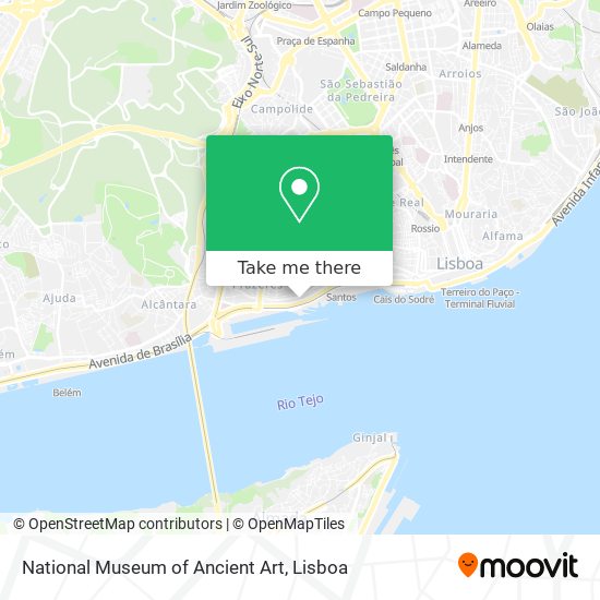 National Museum of Ancient Art map