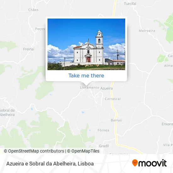 Azueira e Sobral da Abelheira map